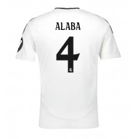 Camiseta Real Madrid David Alaba #4 Primera Equipación Replica 2024-25 mangas cortas